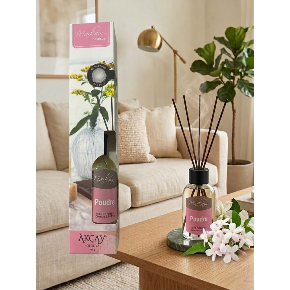 MARKAM AKSESUAR ÇUBUKLU ODA KOKUSU - PUDRA 100 ML