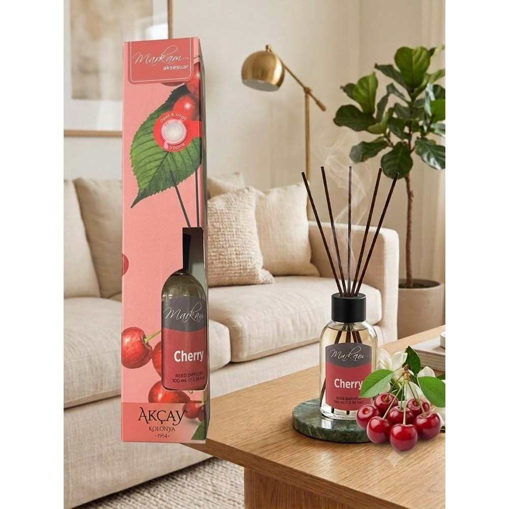 MARKAM AKSESUAR ÇUBUKLU ODA KOKUSU - KİRAZ 100ML