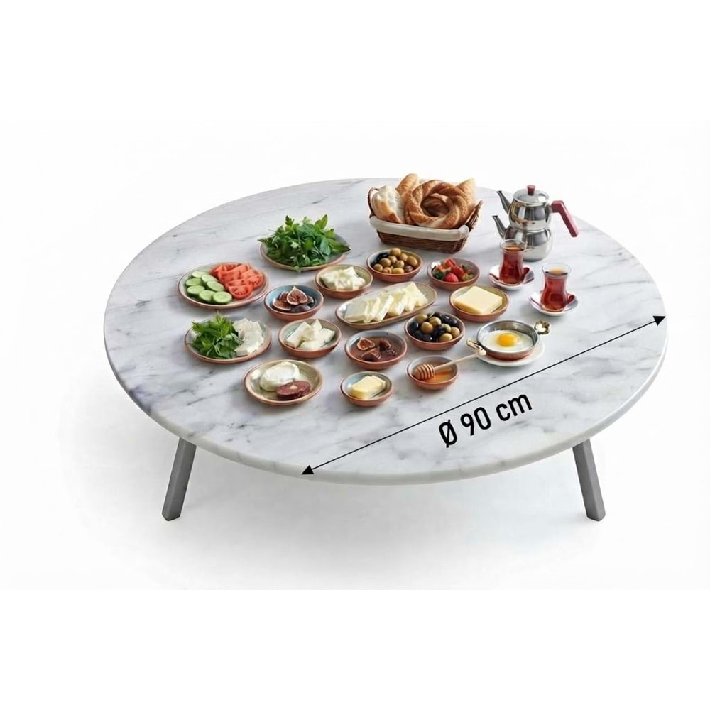Alesta Life 90 Cm Katlanır Hibrit Sunta Lam Sofra