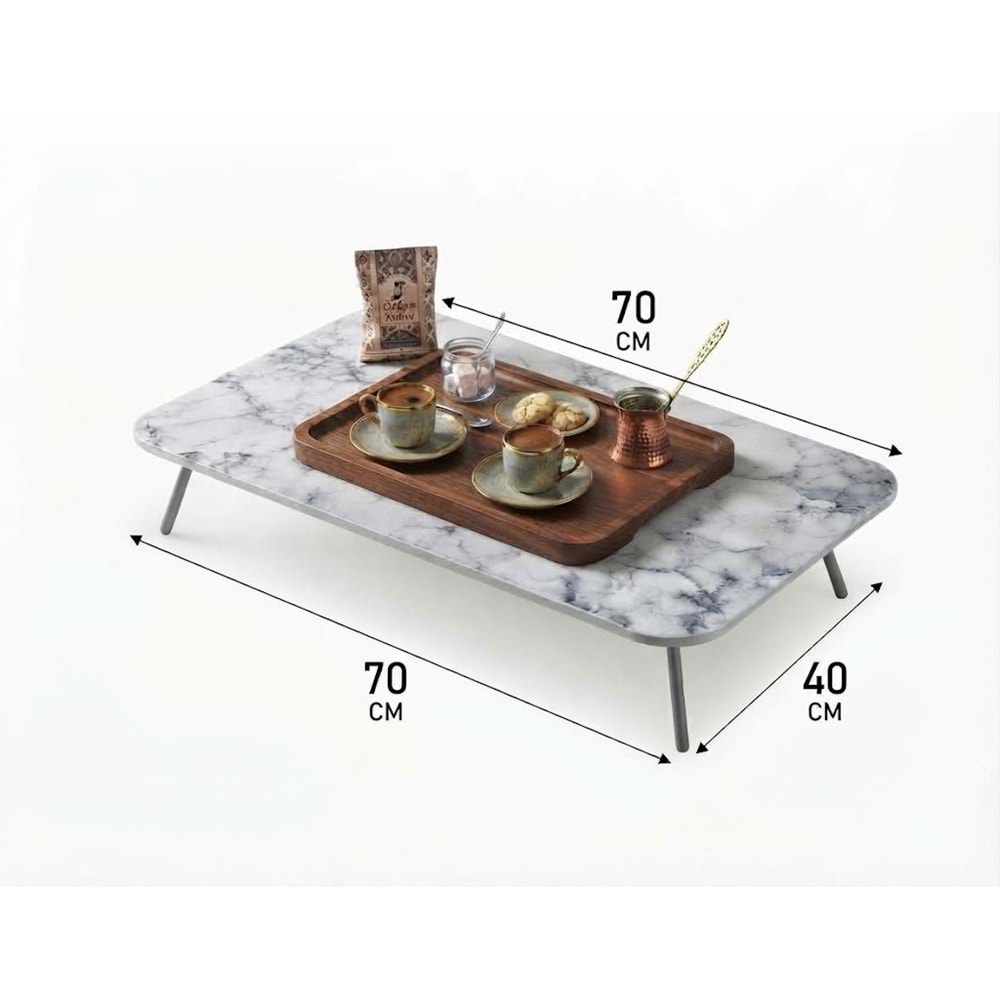 Alesta Life 40x70 Cm Katlanır Banket Hibrit Sunta Lam Sofra