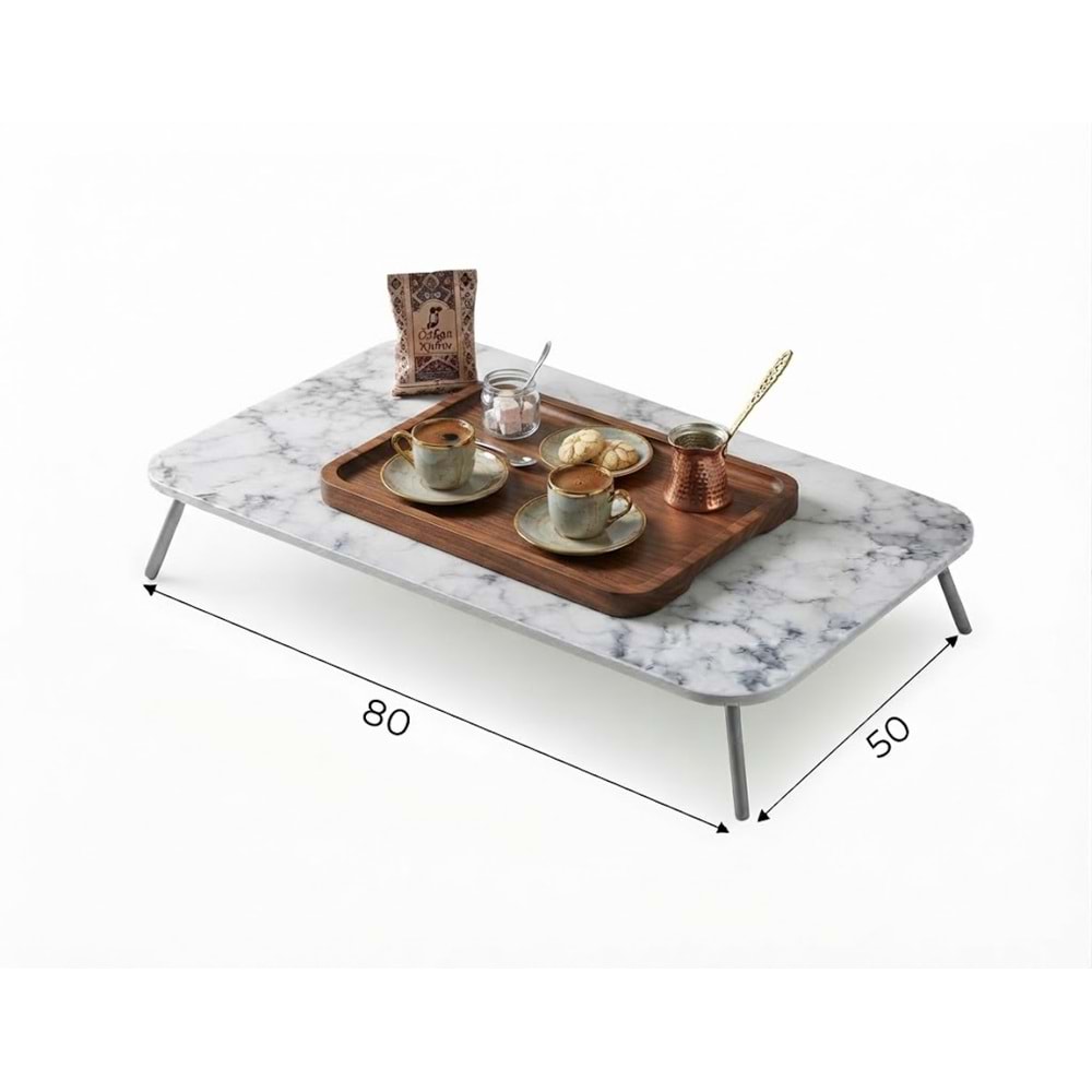 Alesta Life 50x80 Cm Katlanır Banket Hibrit Sunta Lam Sofra