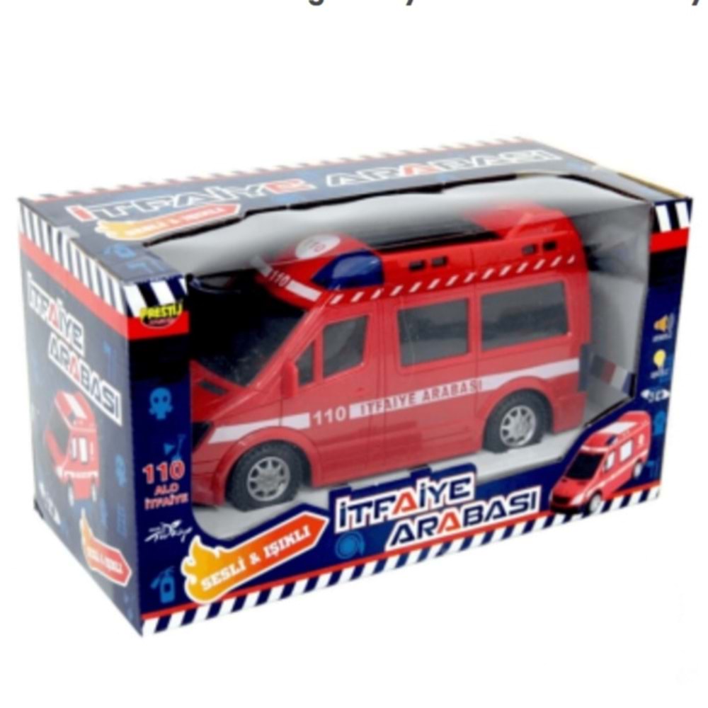PRESTİJ OYUNCAK İTFAİYE MİNİBÜS IŞIKLI SESLİ