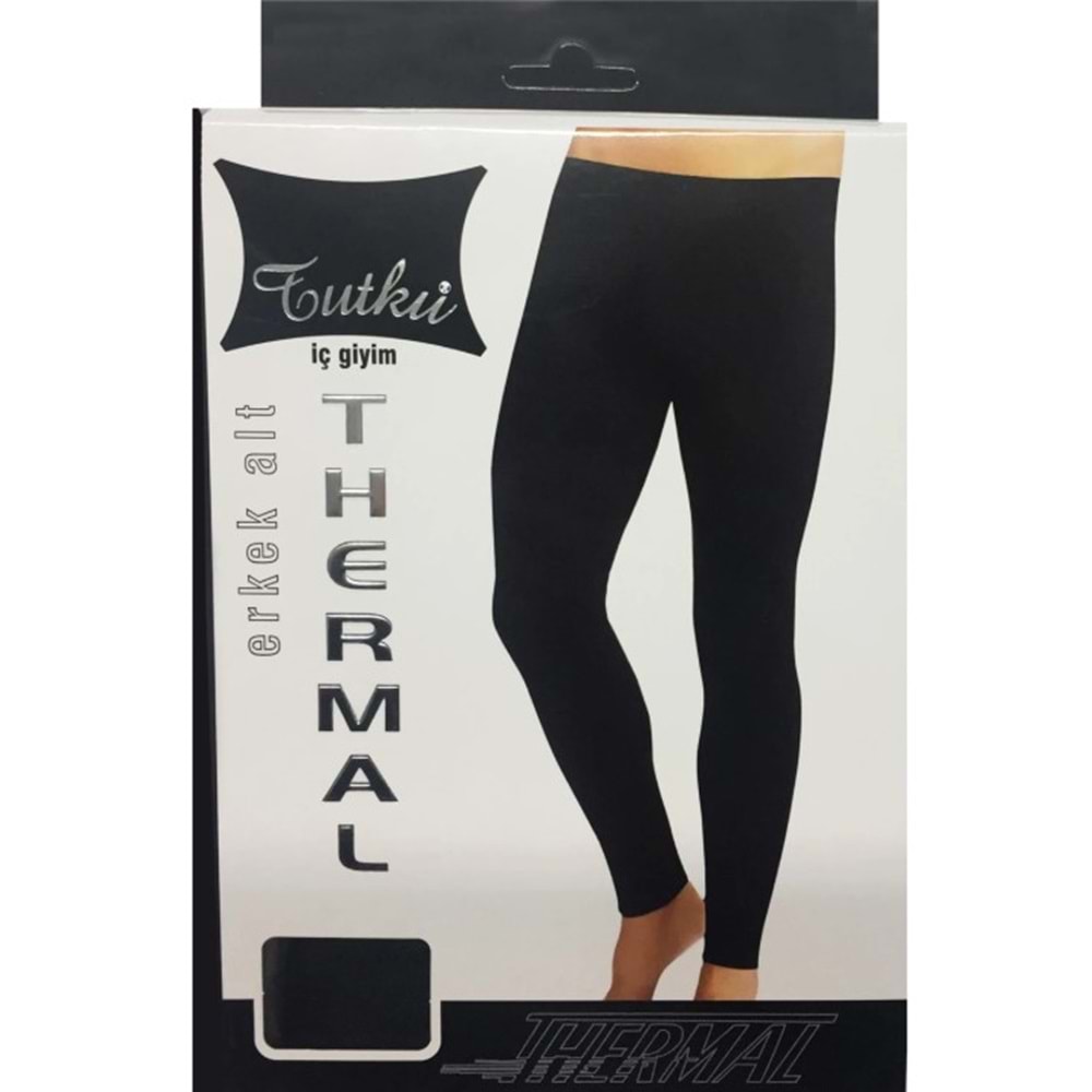 TUTKU ERKEK TERMAL ALT SİYAH S BEDEN *15
