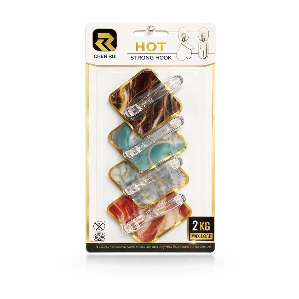 REAL ŞAHİN 4LÜ AKRİLİK YAPIŞKANLI ASKI 2,0KG