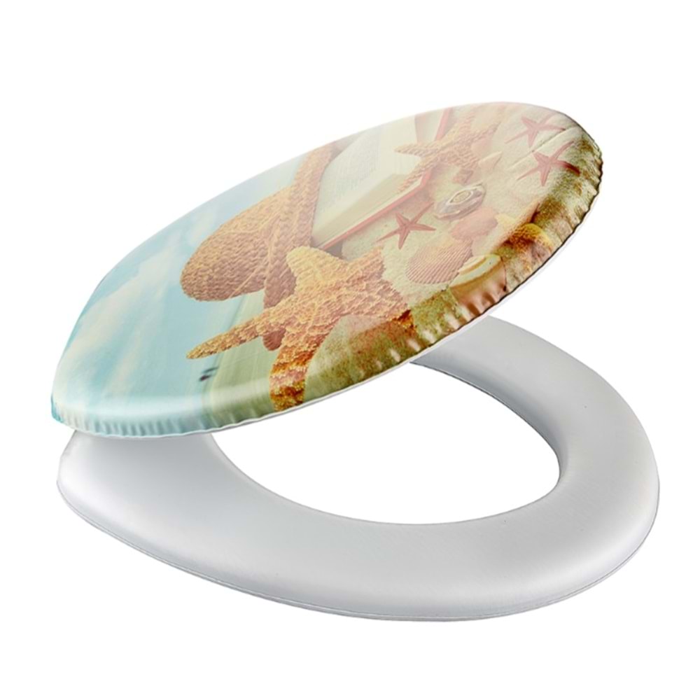 ÇELİK AYNA SÜNGERLİ KLOZET KAPAĞI