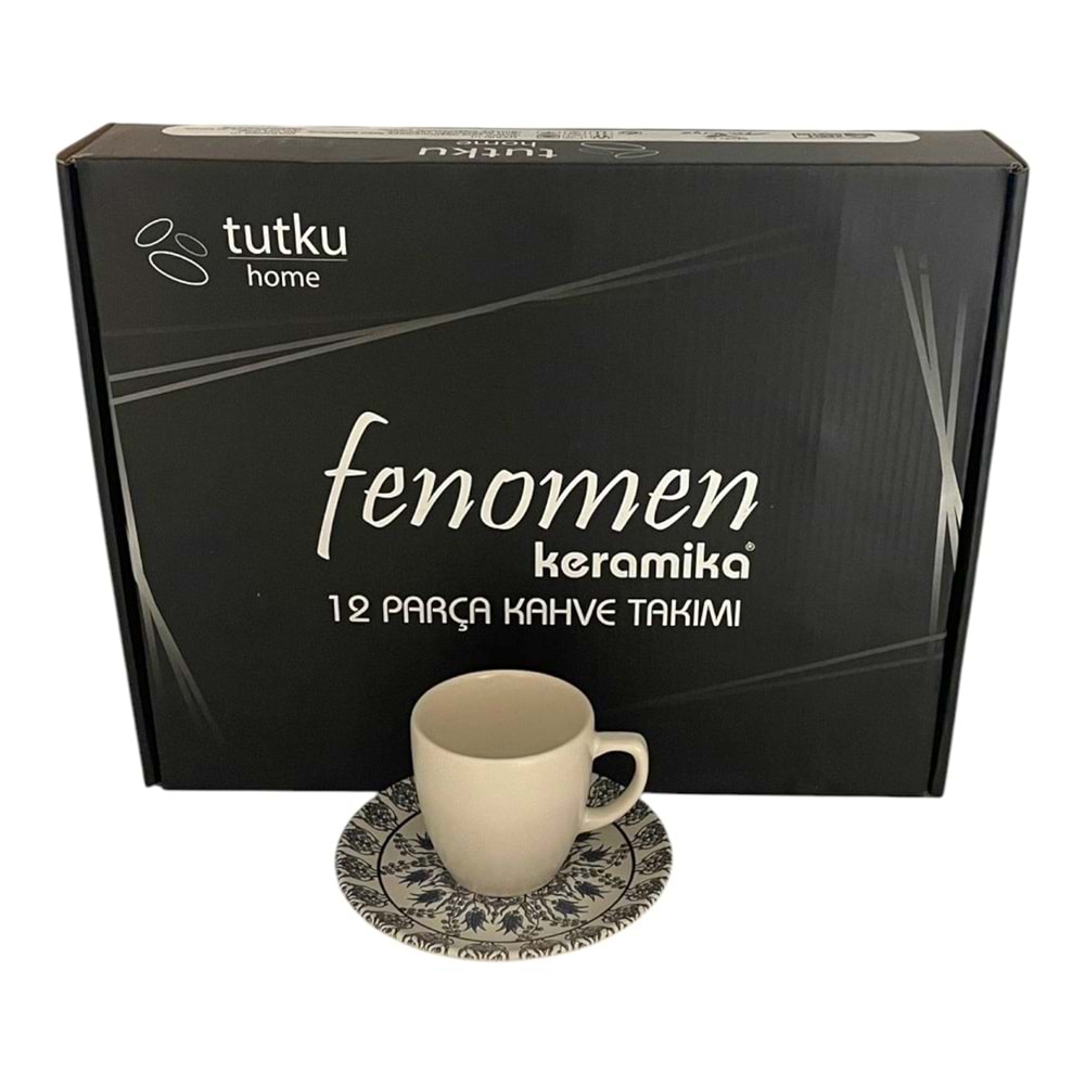 TUTKU DİJİTAL KAHVE FİNCAN TAKIMI **12*