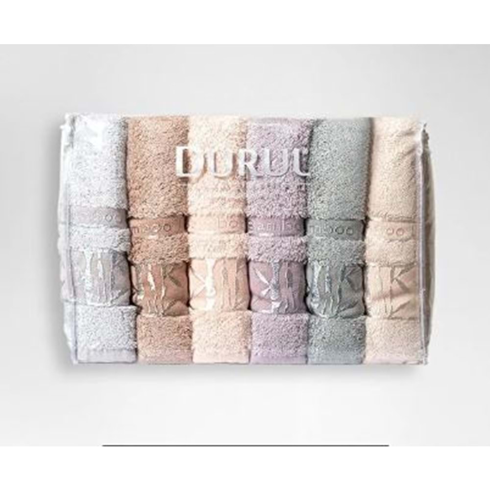 DURUL HOME 6 LI BAMBU LÜKS EL HAVLUSU 50X90