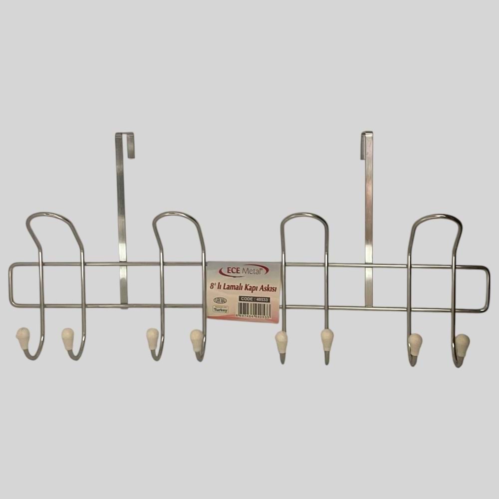 ECE METAL KROM 8 LI LAMALI KAPI ASKISI 10x24x51 cm 16*