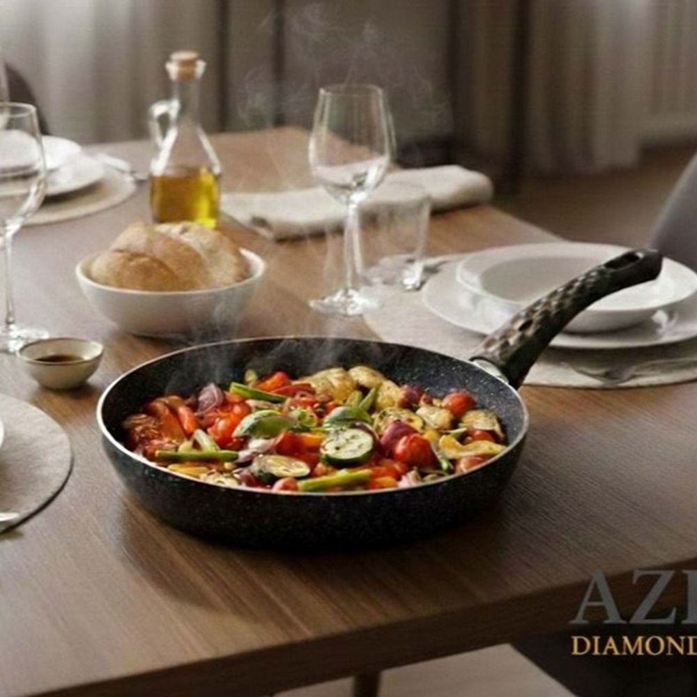 AZRA DİAMOND TEK KULP TAVA 28NO