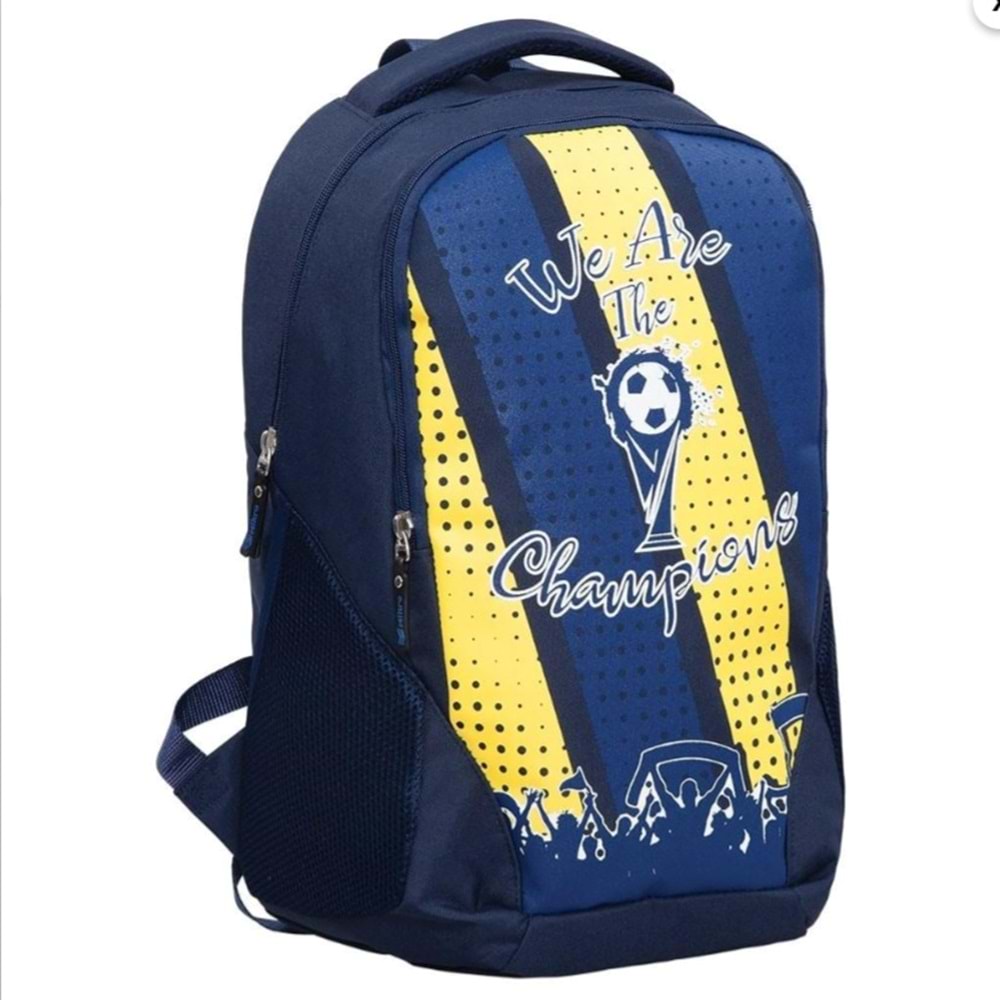 MİKRO OKUL ÇANTASI TAKIMLI SARI LACİVERT