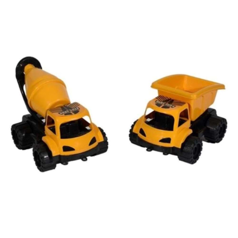 BEST TOYS 2 Lİ KAMYON SET ORTA BOY POŞETTE