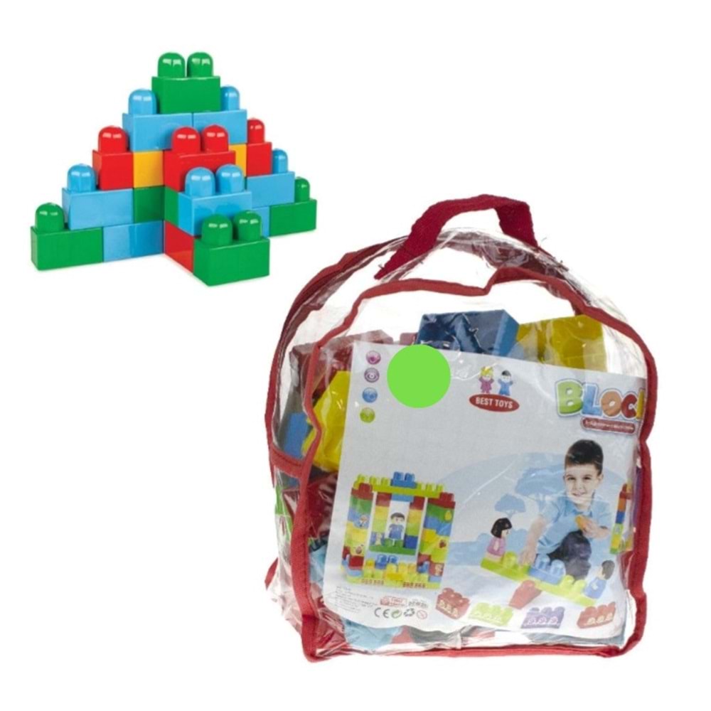 BEST TOYS 63 PARÇA DEV BLOK OYUNU ÇANTALI
