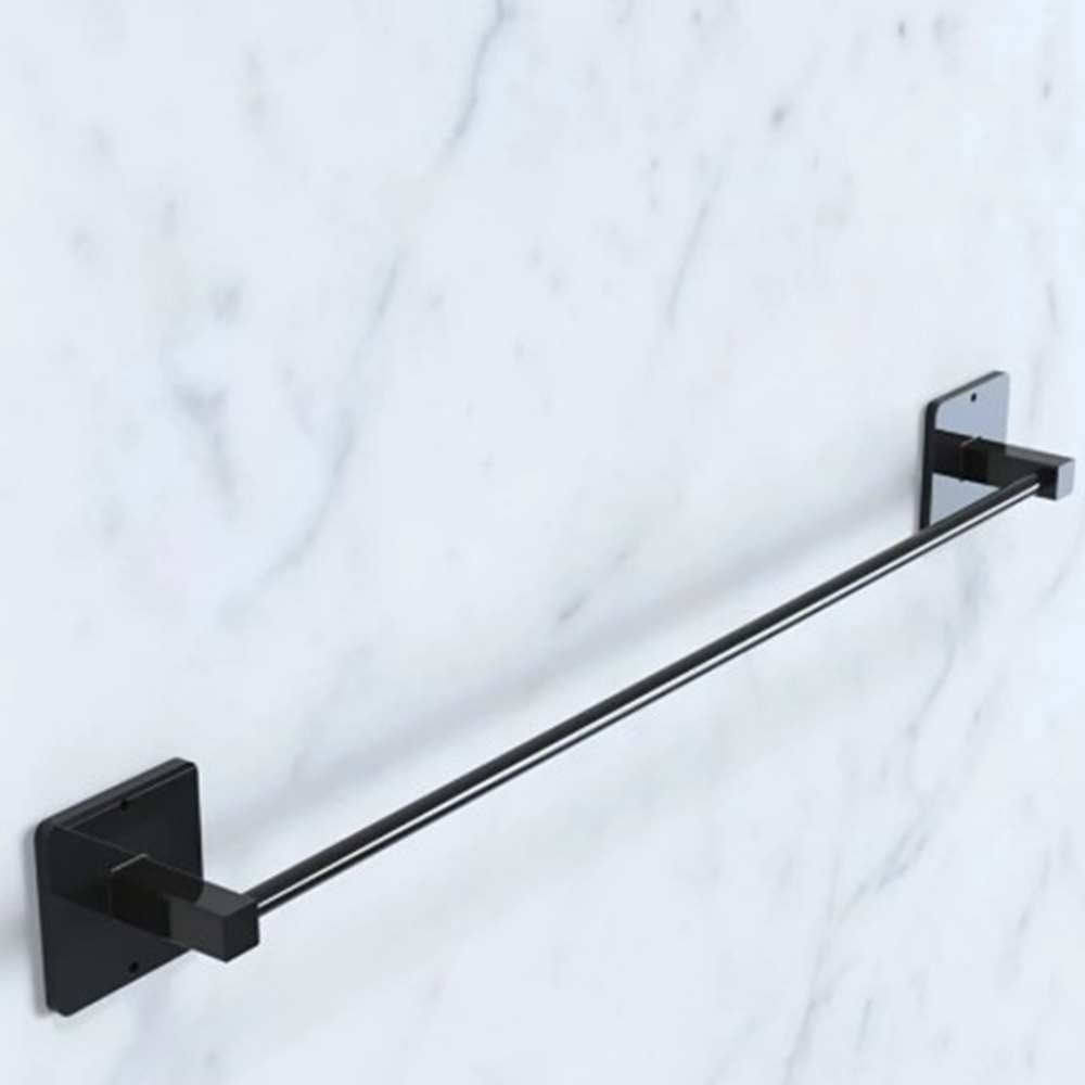 DELUX SİYAH YAPIŞKANLI UZUN HAVLULUK