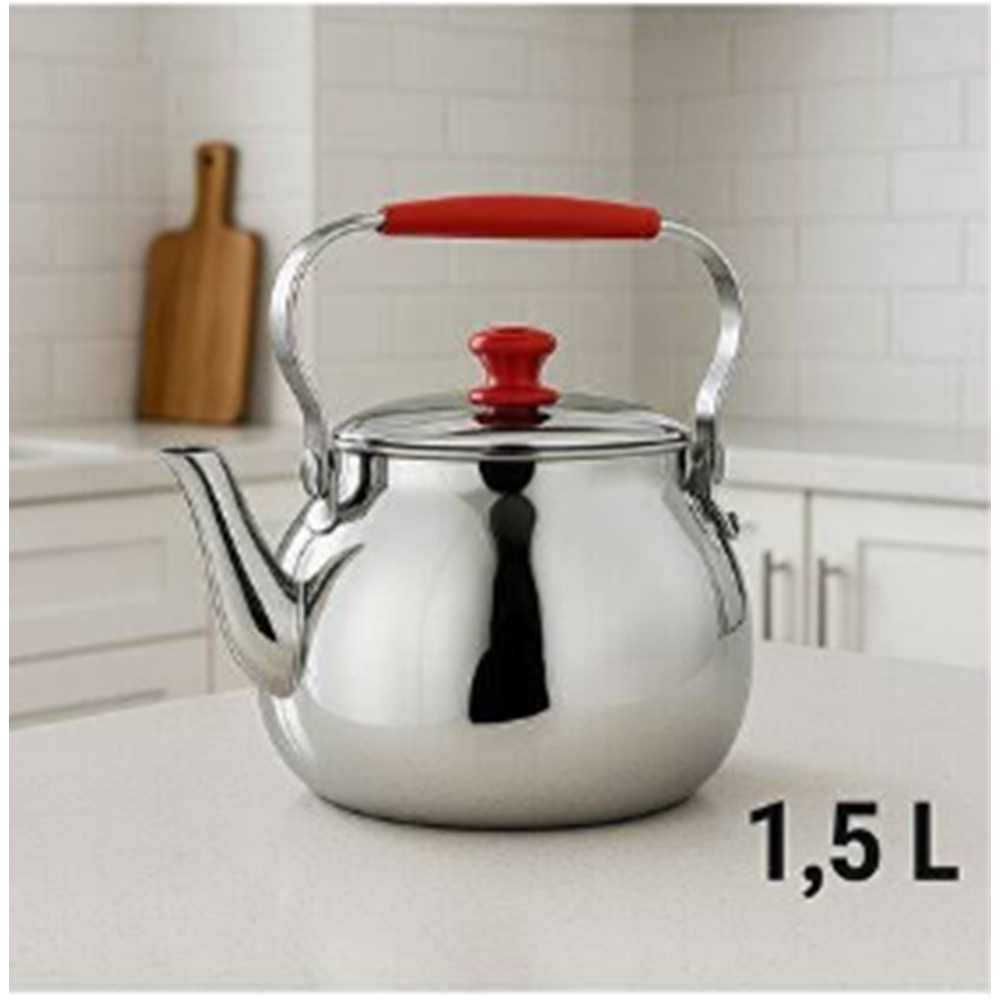 PANPAN ÇELİK ÜSTTEN TUTMA ÇAYDANLIK 1,5L