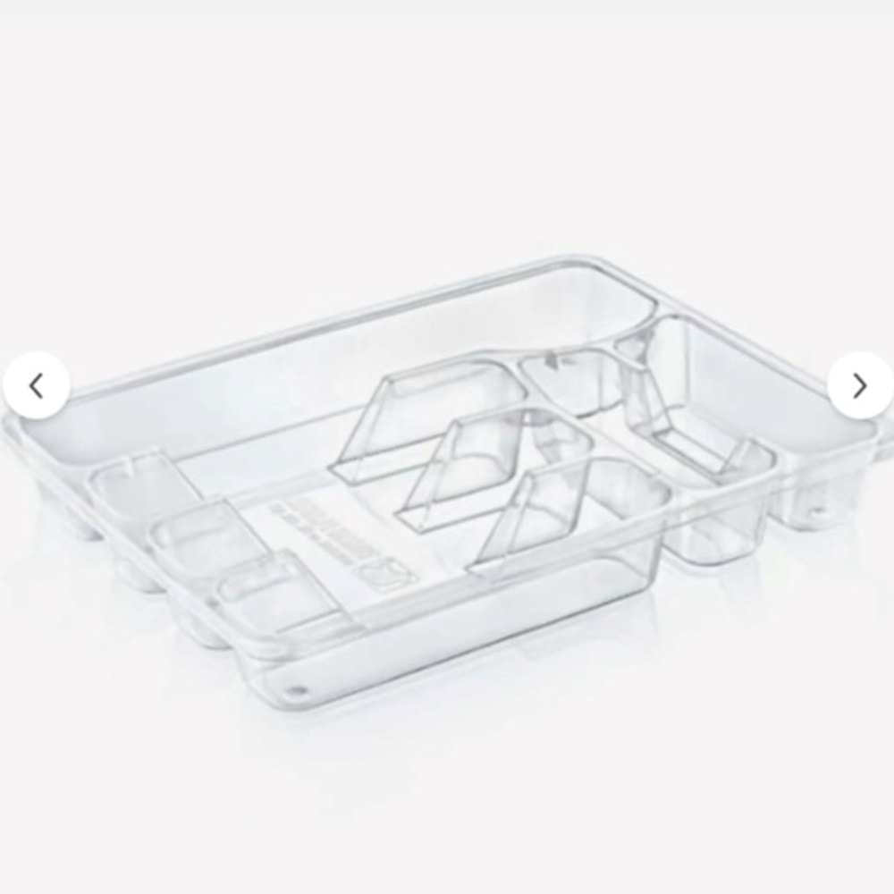 ÇEKMECE KAŞIKLIK 2 NO ŞEFFAF ORTA BOY