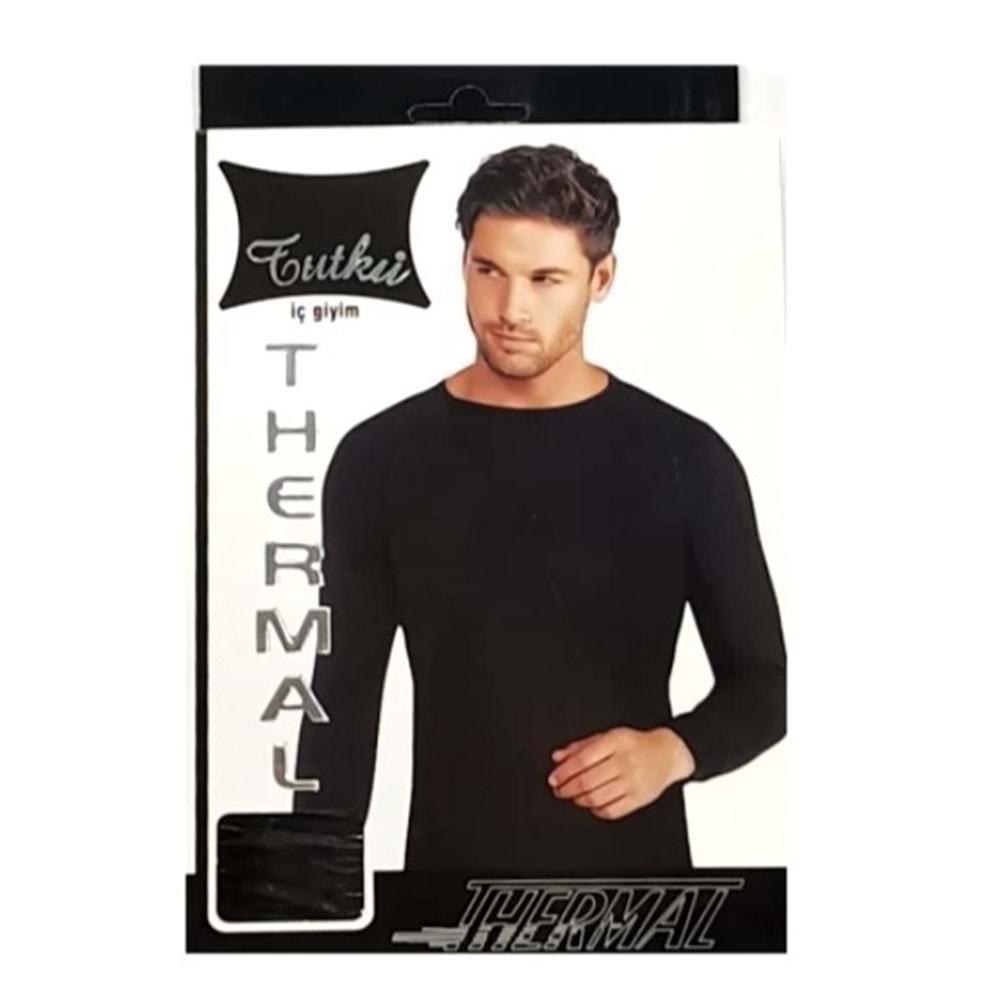 TUTKU ERKEK TERMAL ÜST SİYAH L BEDEN *15