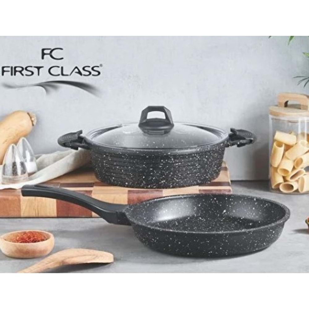 EDA FC FİRST CLASS PLATİNIUM 2 Lİ TENCERE TAVA SETİ 26CM