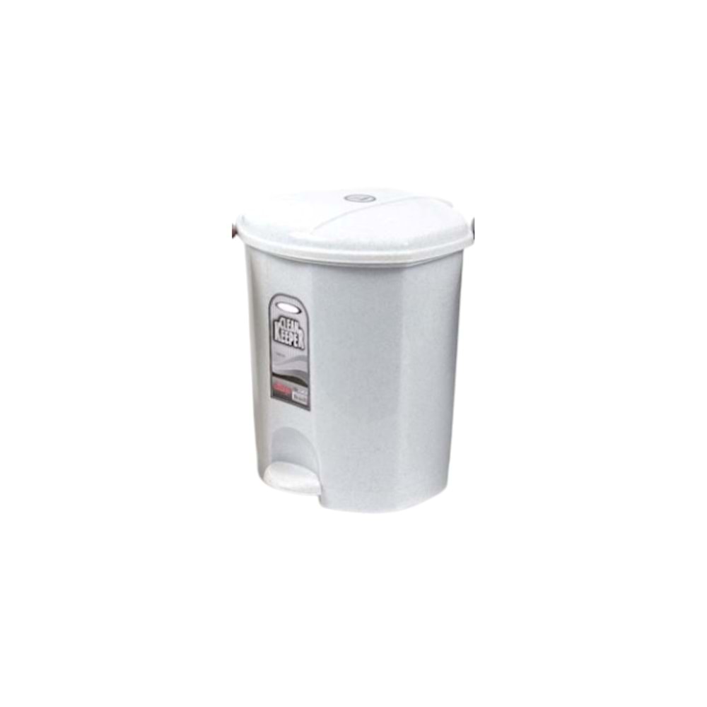 AKAY PEDALLI ÇÖP KOVASI NO:3 (12LT) - BEYAZ