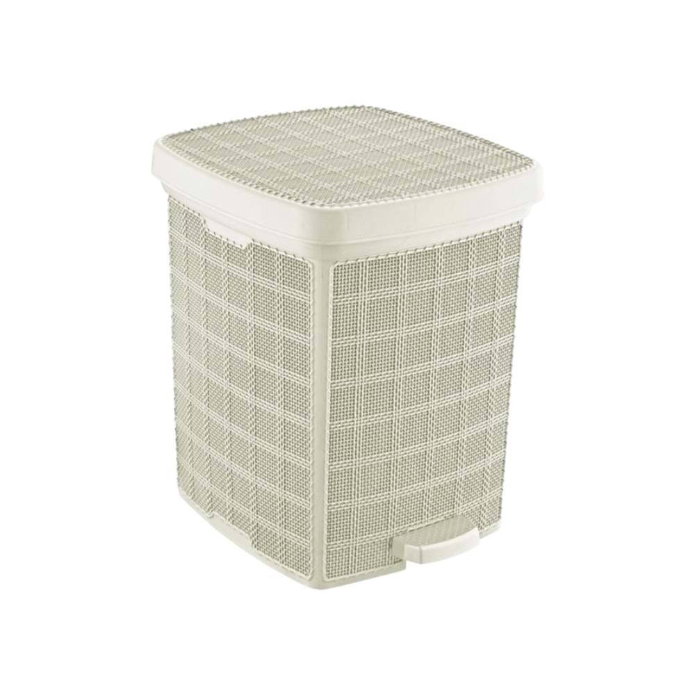 JUTE PEDALLI ÇÖP KOVASI NO:2 (BEJ)