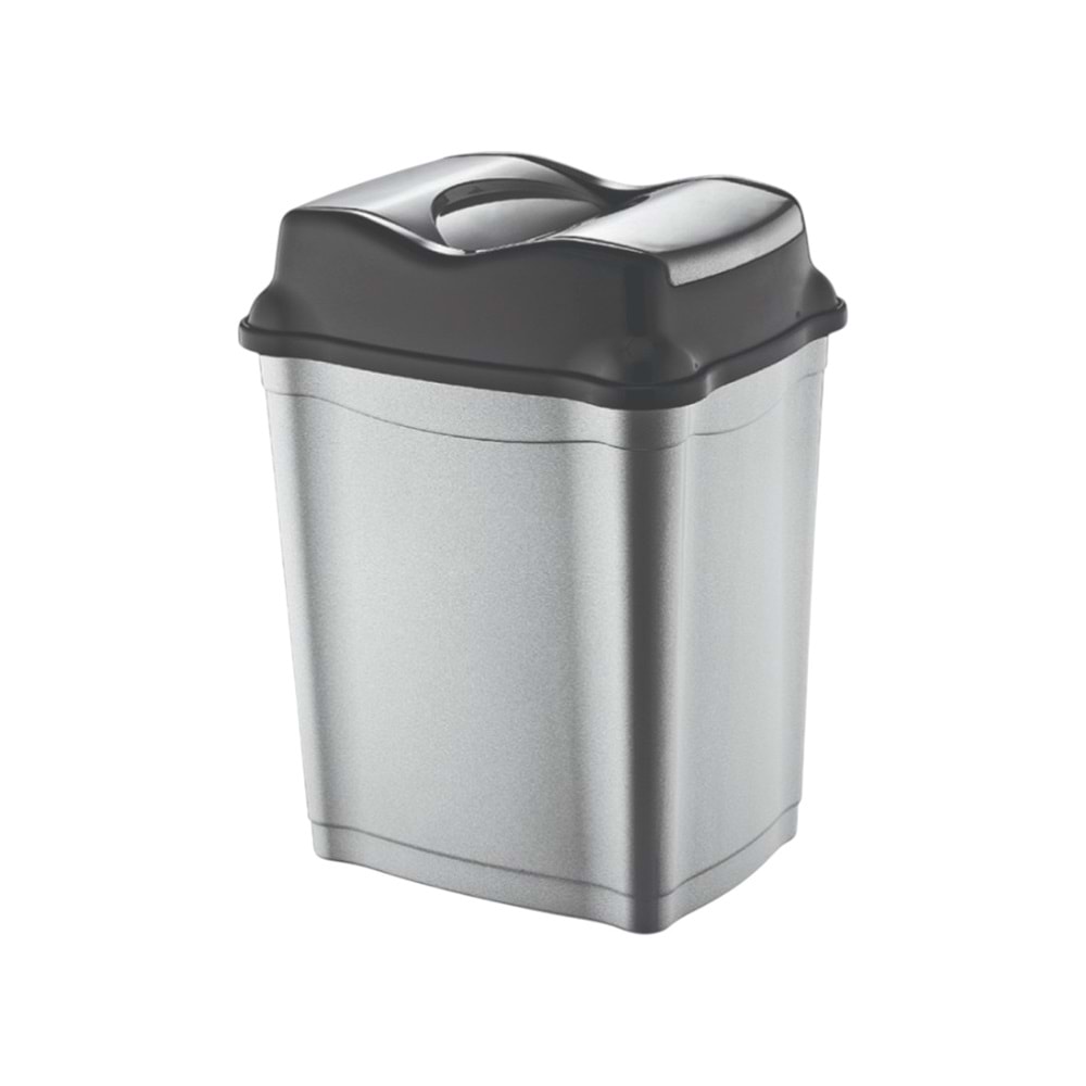GİRDAP ÇÖP KOVASI NO:3 (12 LT) (M.GRİ)