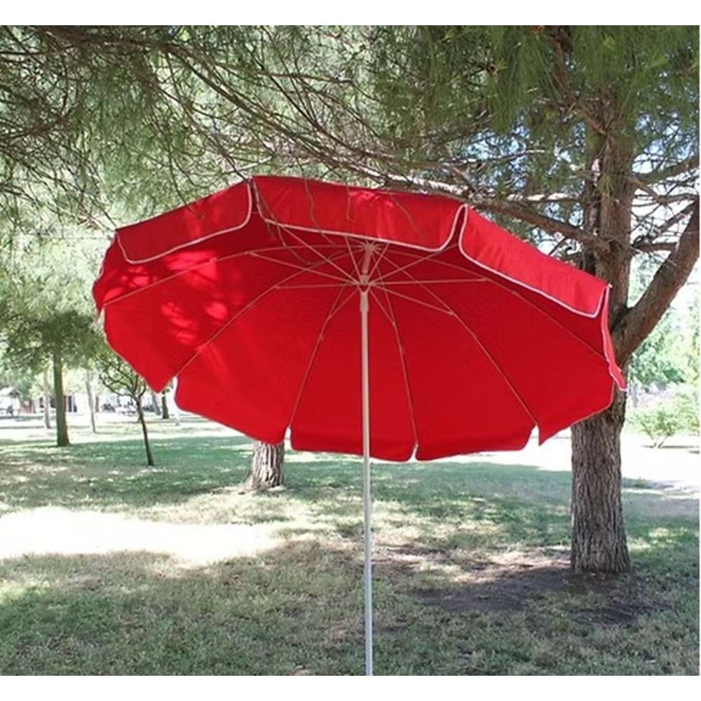 KIRMIZI PLAJ ŞEMSİYESİ 220 CM
