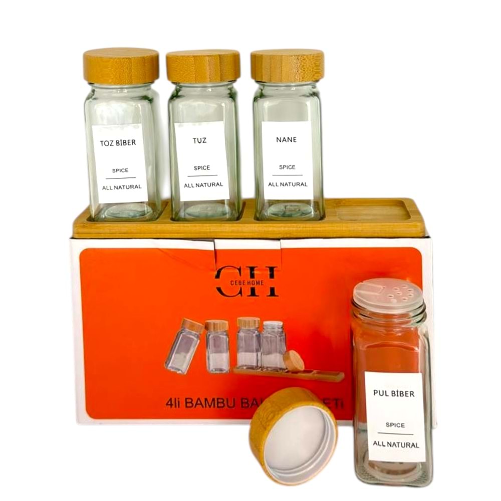 CEBE HOME 4 LÜ BAHARAT SETİ 48*