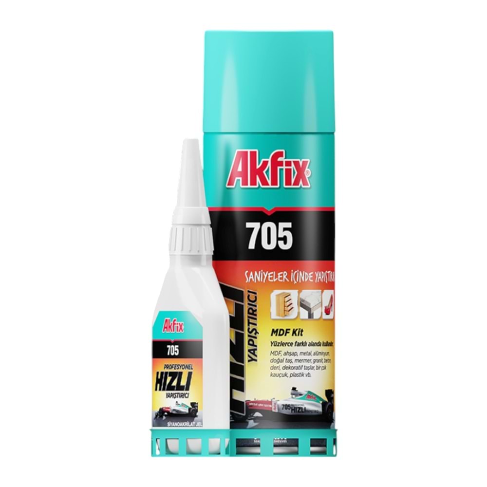AKFİX 705 HIZLI YAPIŞTIRICI 200ML *24