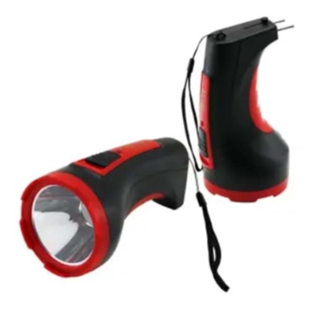 GOLD KAMA 3W KÜÇÜK KAMBUR UZUN MESAFELİ LED EL FENERİ