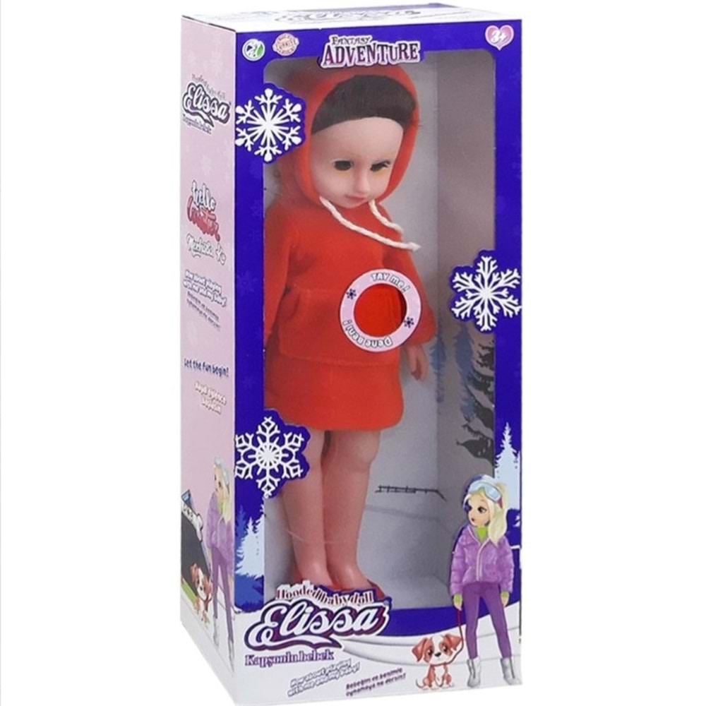 GLOBAL ELİSSA KAPŞONLU BEBEK KONUŞAN