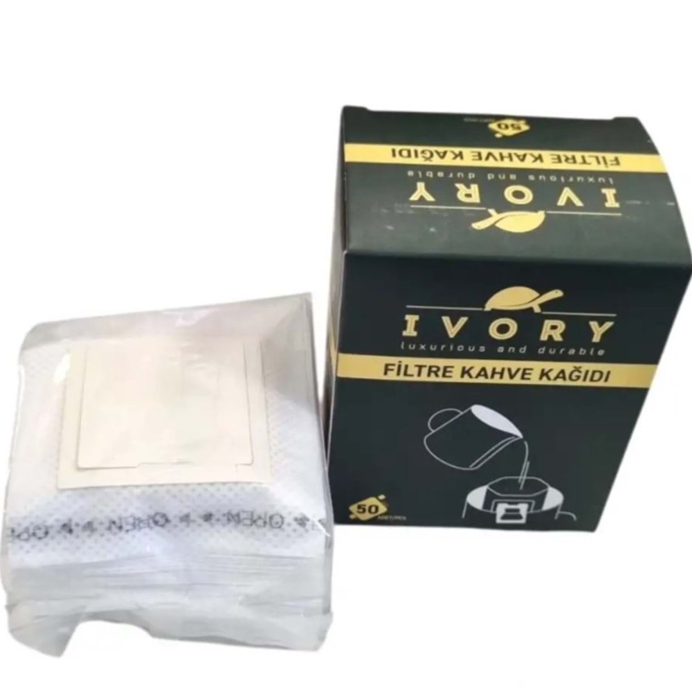 IVORY 50Lİ FİLTRE KAHVE KAĞIDI 100PK*
