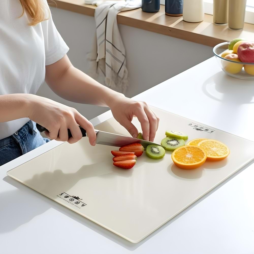 IVORY 25X35 KARMA DESENLİ CAM KESİM PANOSU 20*