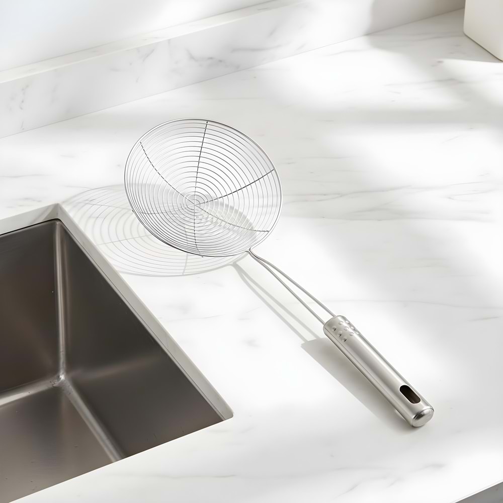 IVORY 14 CM SAPLI METAL KEVGİR 400*