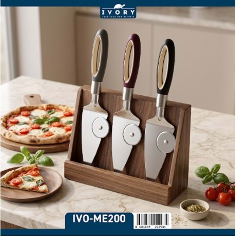 IVORY PİZZA KESME VE SERVİS SPATULASI 24*