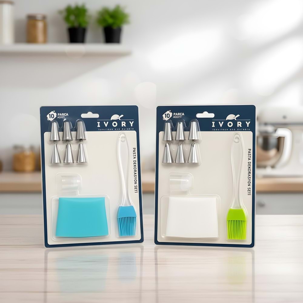 IVORY 10 PARÇA PASTA SETİ 144*