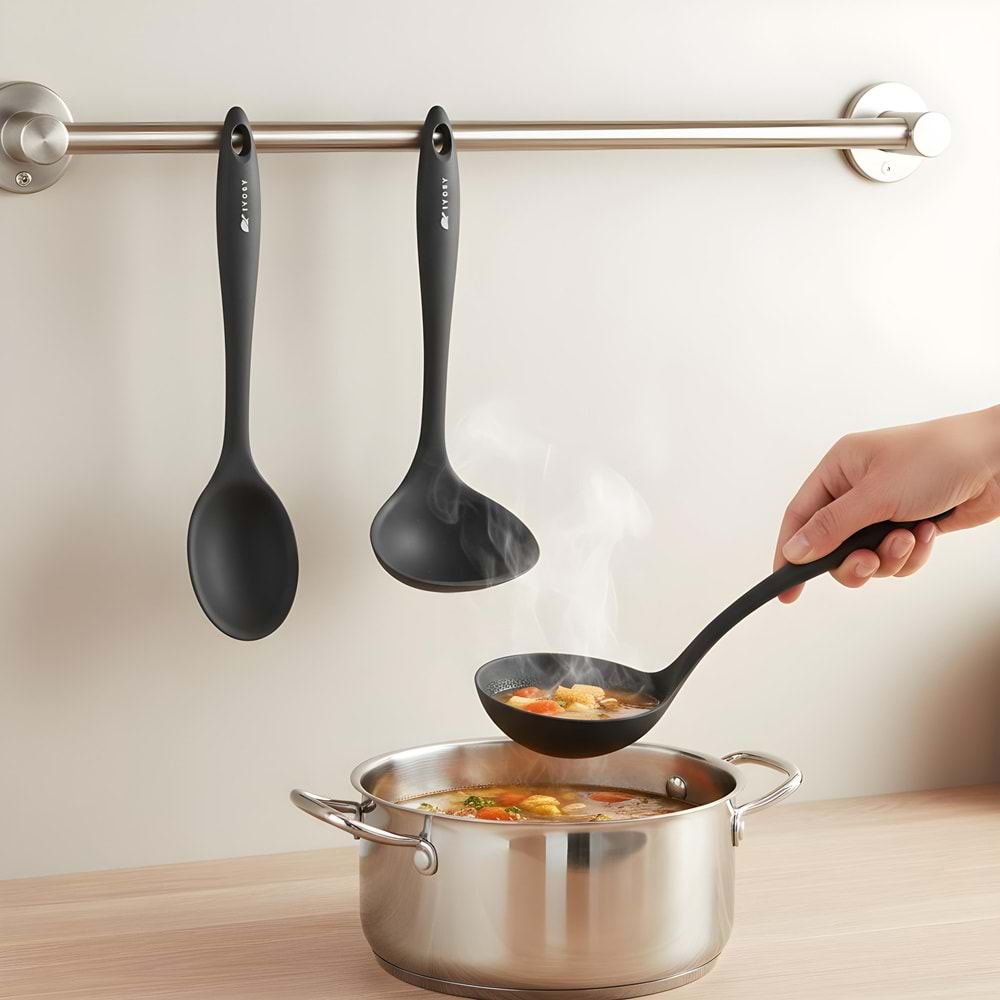 IVORY İKİLİ SİLİKON MUTFAK SETİ 96*