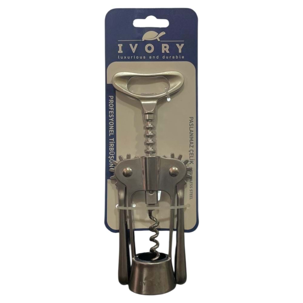 IVORY PROFESYONEL ÇELİK TİRBÜŞON GRİ 72*