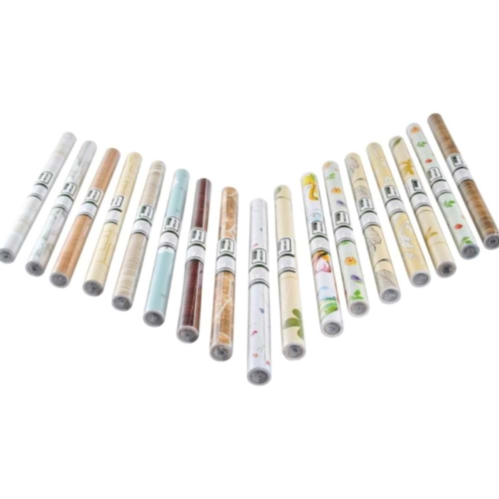 KAPRİS YAPIŞKANLI DESENLİ KAĞIT FOLYO 45CMX2M