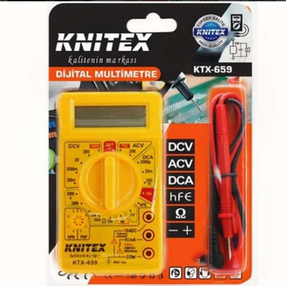 KNİTEX DİJİTAL MULTİMETRE