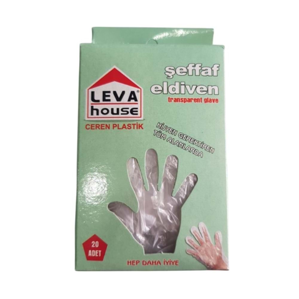 LV ŞEFFAF ELDİVEN 20 ADET