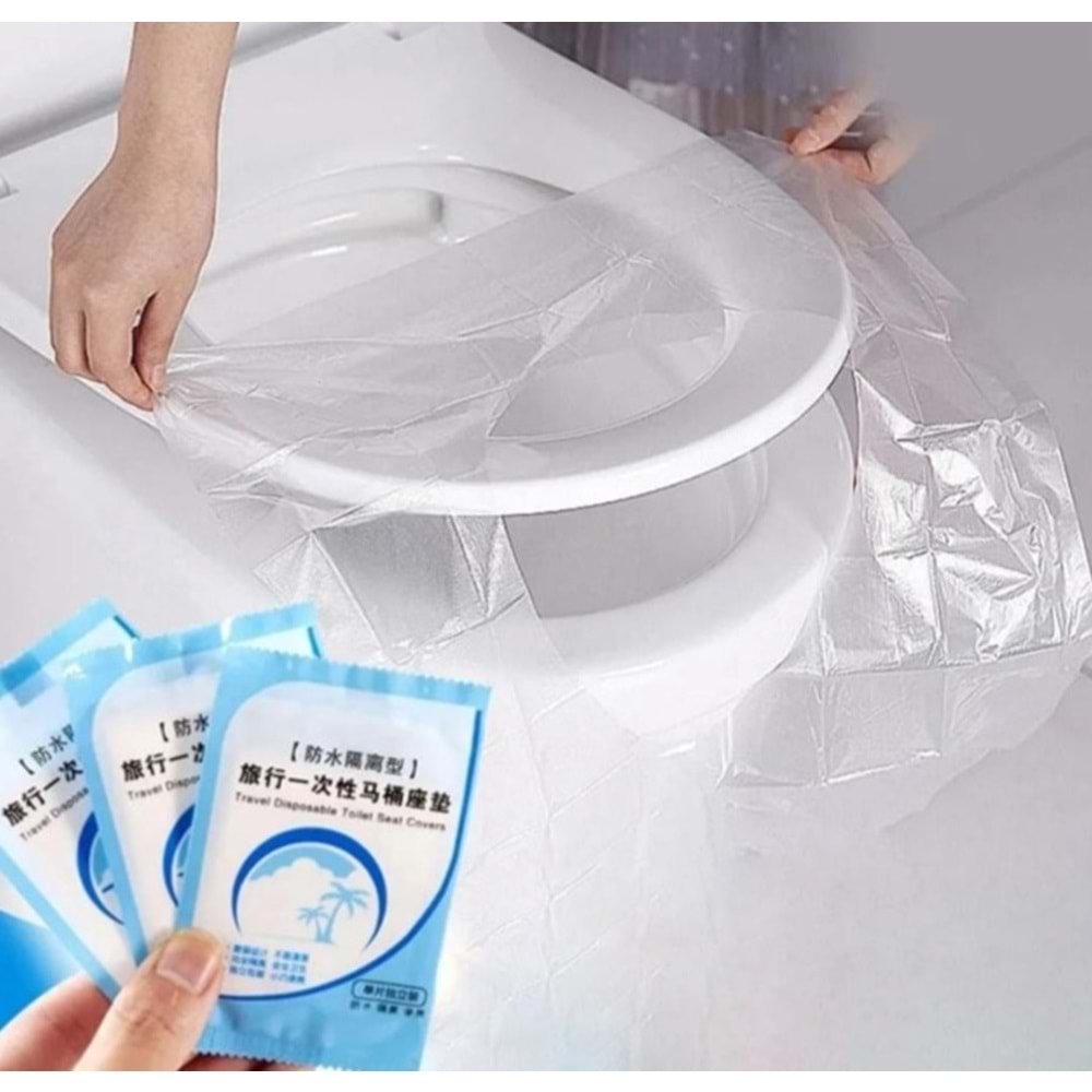 KULLAN AT SEYAHAT İÇİN KLOZET KILIFI POŞET