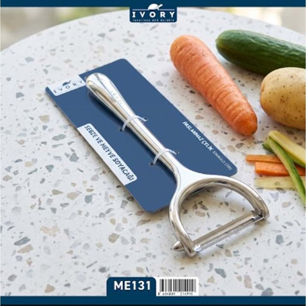 IVORY ÇELİK SEBZE MEYVE SOYACAĞI 24*