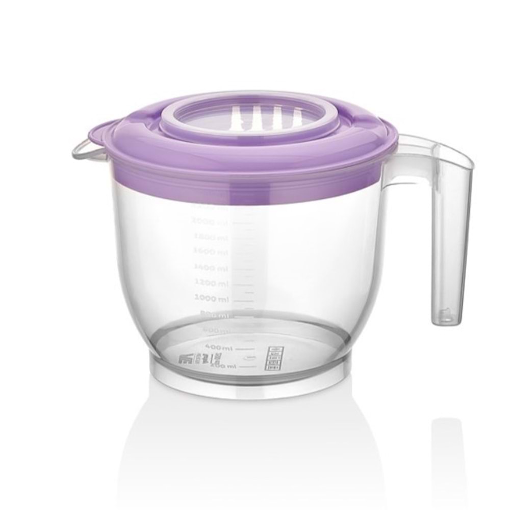 MERDEM KAPAKLI MİKSER KABI 2,5 LT