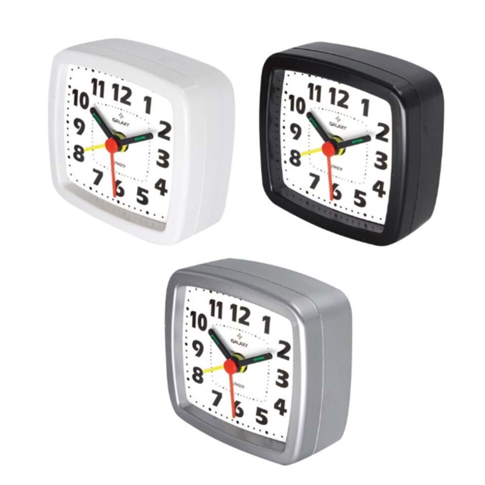 GALAXY ALARMLI MASA SAATİ KÜÇÜK BOY