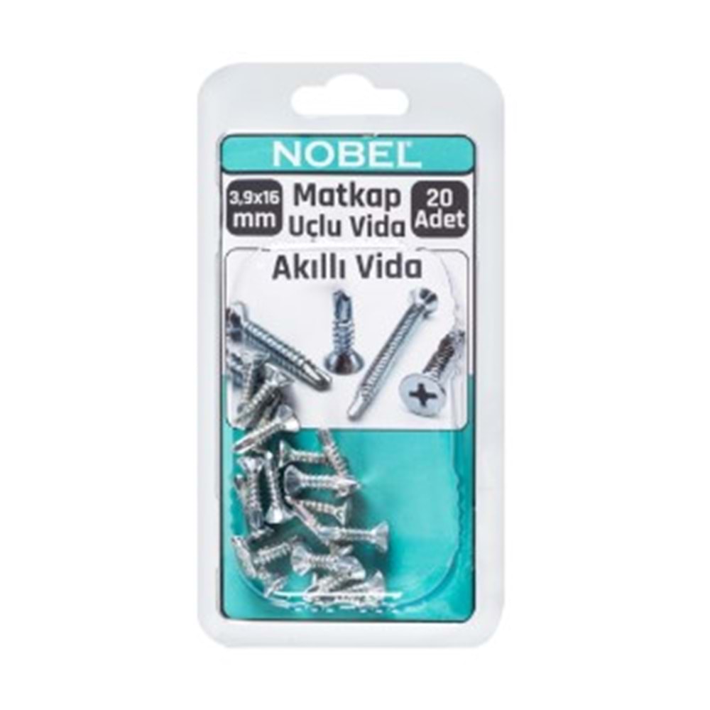 NOBEL FIX YHB MATKAP UÇLU VİDA 3,9 X 16 MM 12*