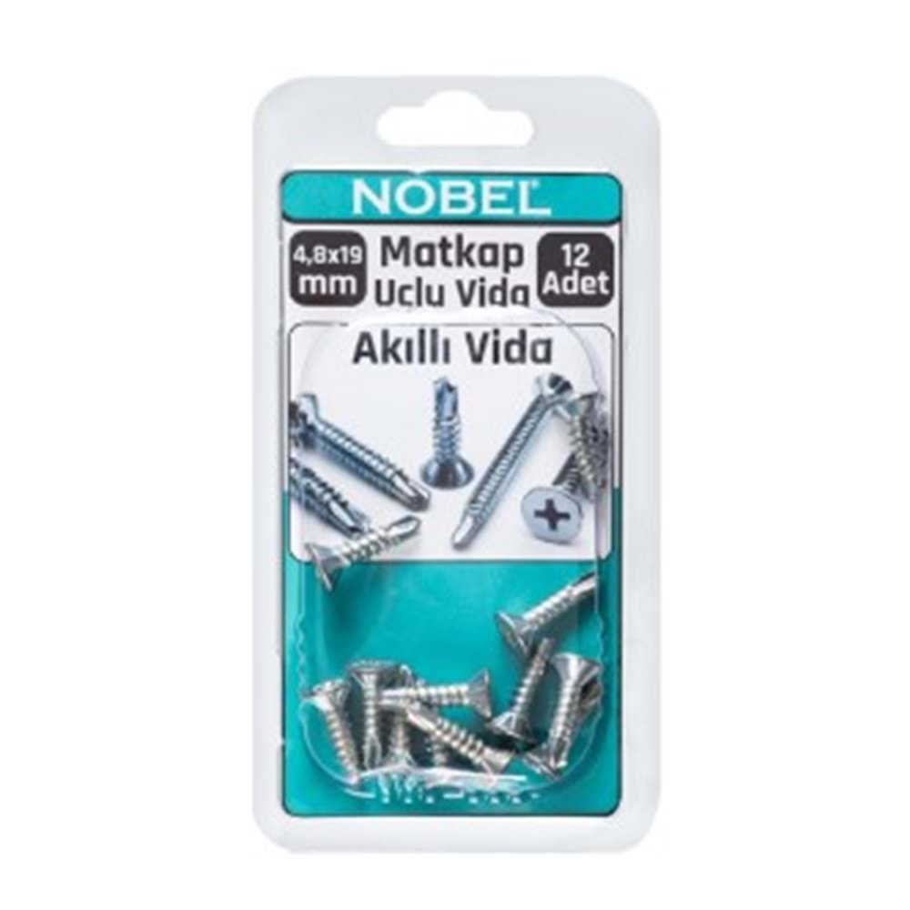 NOBEL FIX YHB MATKAP UÇLU VİDA 4,8 X 19 MM 12 12*