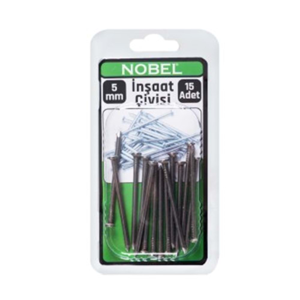 NOBEL FIX İNŞAAT ÇİVİSİ 5 CM 15 Lİ 12*