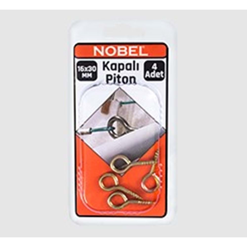 NOBEL FIX KAPALI PİTON 16X30 MM 4 LÜ
