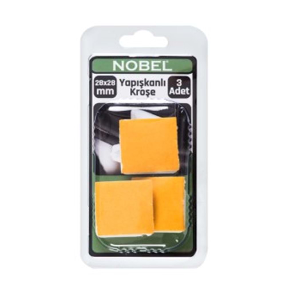 NOBEL FIX YAPIŞKAN KROŞE 28X28 3 LÜ