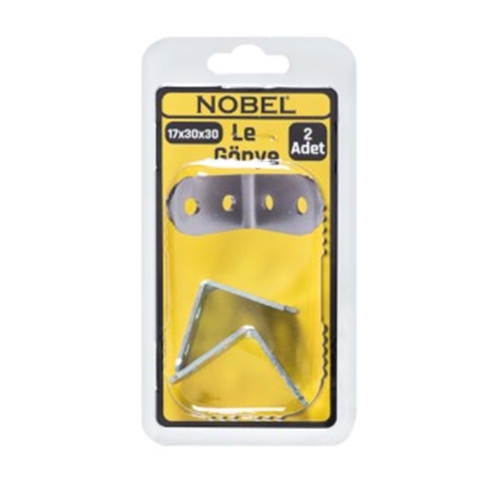 NOBEL FIX LE GÖNYE 17X30X30 (2MM) 2 Lİ 12*