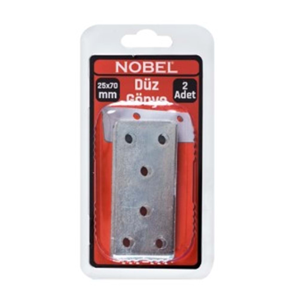 NOBEL FIX DÜZ GÖNYE 25x70 (2MM) 2 Lİ
